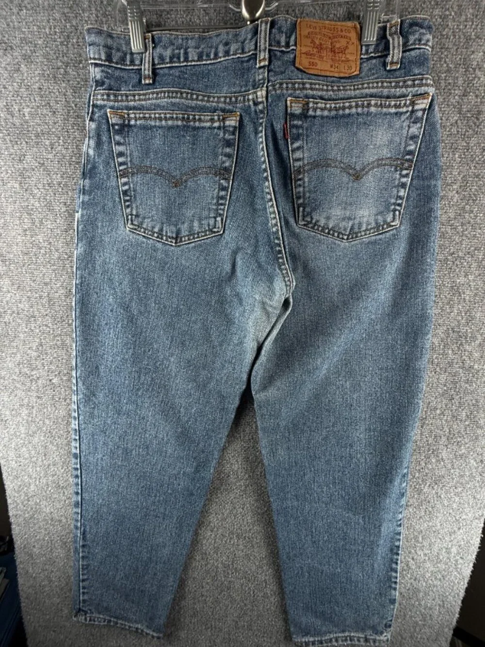 VTG Levi’s 550-4891 Denim Jeans USA Made 1992 Acid Wash Denim Adult ACTL 32X29